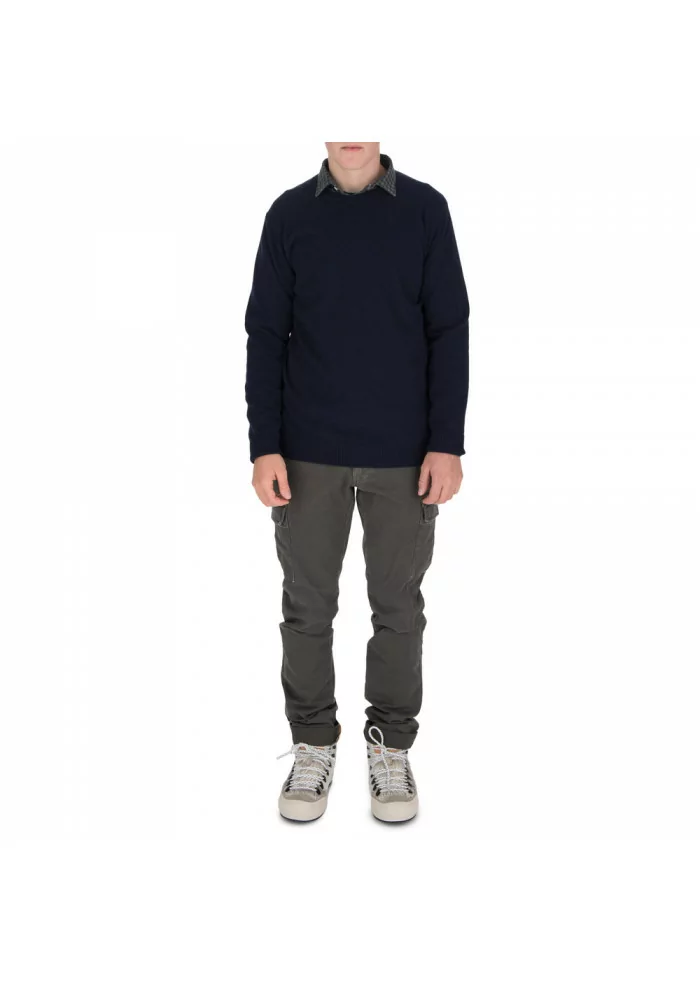 DANIELE FIESOLI | MAGLIONE GIROCOLLO BLU Only for today