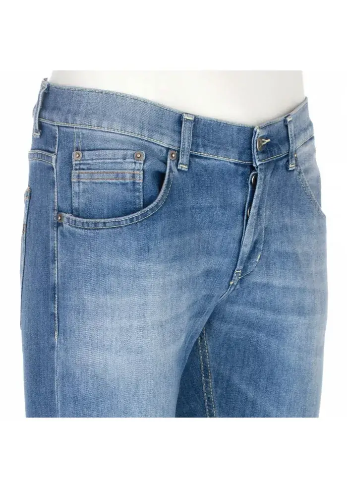JEANS UOMO DONDUP | RITCHIE BQ5 AZZURRO Offerta speciale della fabbrica
