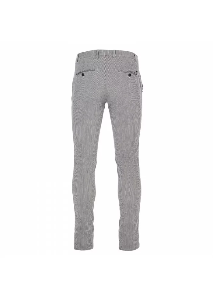 PANTALONI UOMO MASON'S | COTONE STRETCH BIANCO NERO Solo un giorno rimasto