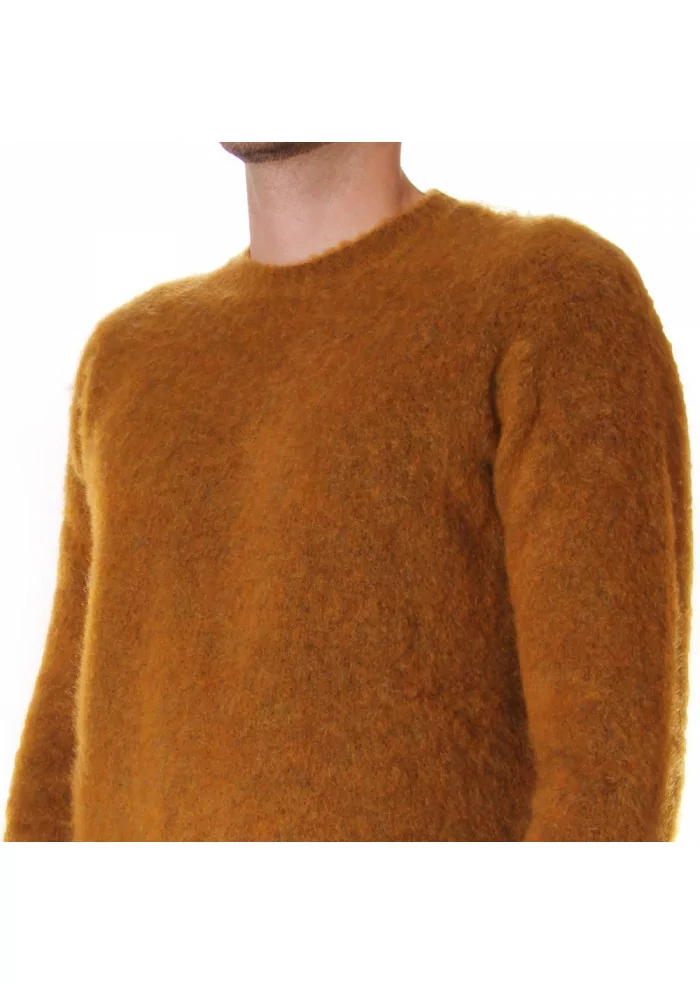 WOOL & CO | MAGLIONE GIROCOLLO GIALLO Officina