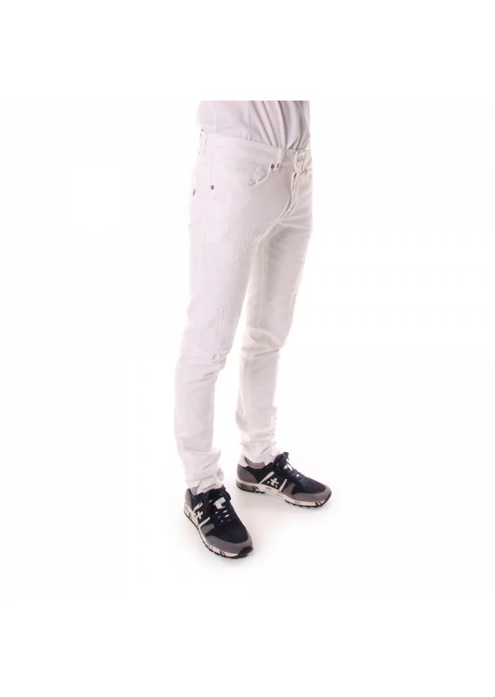 DONDUP | JEANS BS015U BIANCO Esporta salva