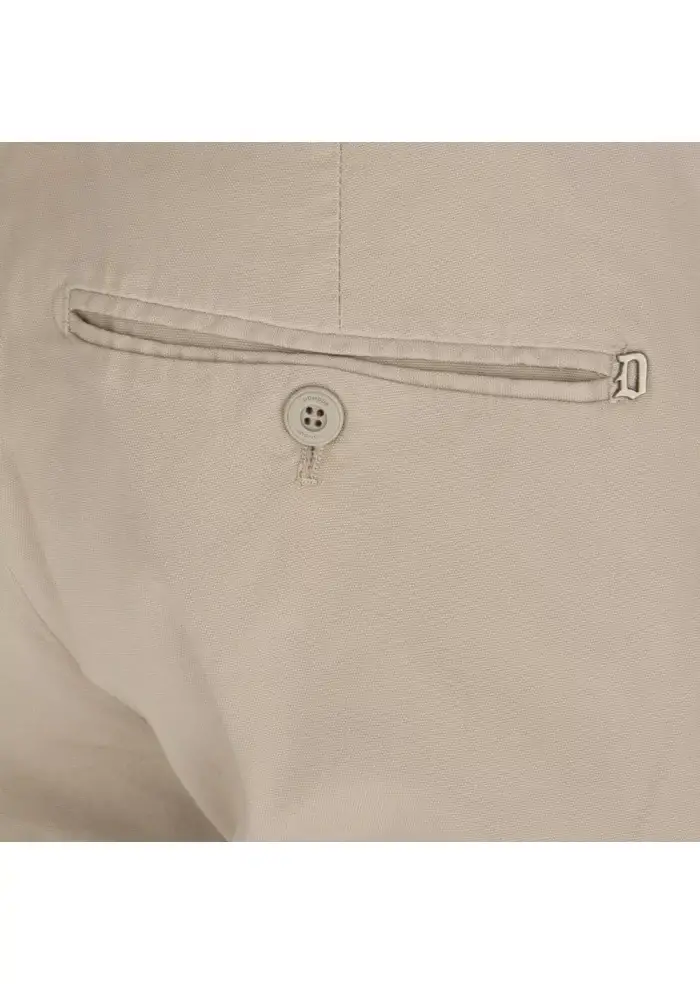 DONDUP | PANTALONI CHINO GAUBERT SLIM BEIGE 2025