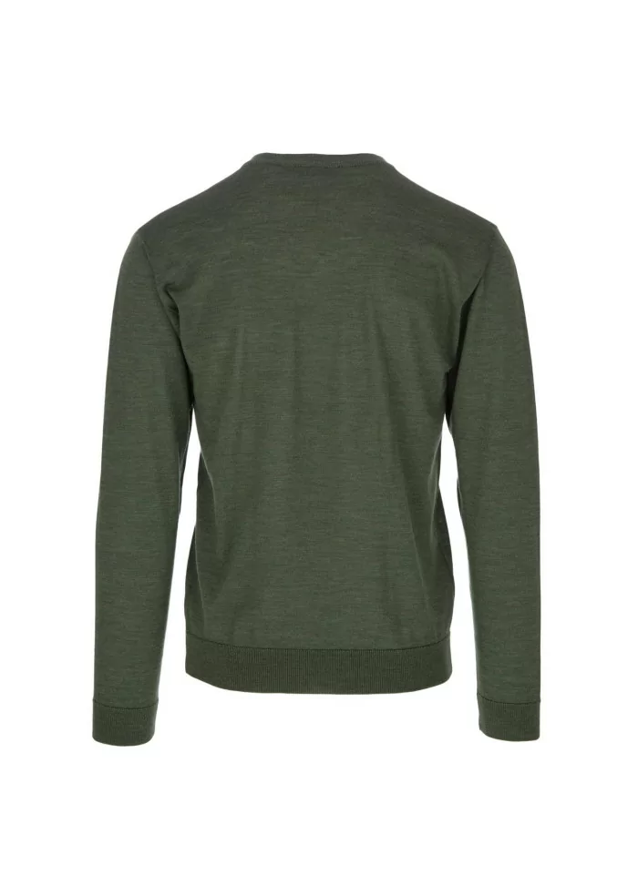 WOOL & CO | MAGLIONE SCOLLO V VERDE Online