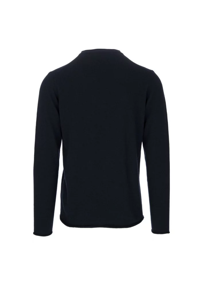WOOL & CO | MAGLIONE TAGLIO VIVO BLU SCURO In Vendita
