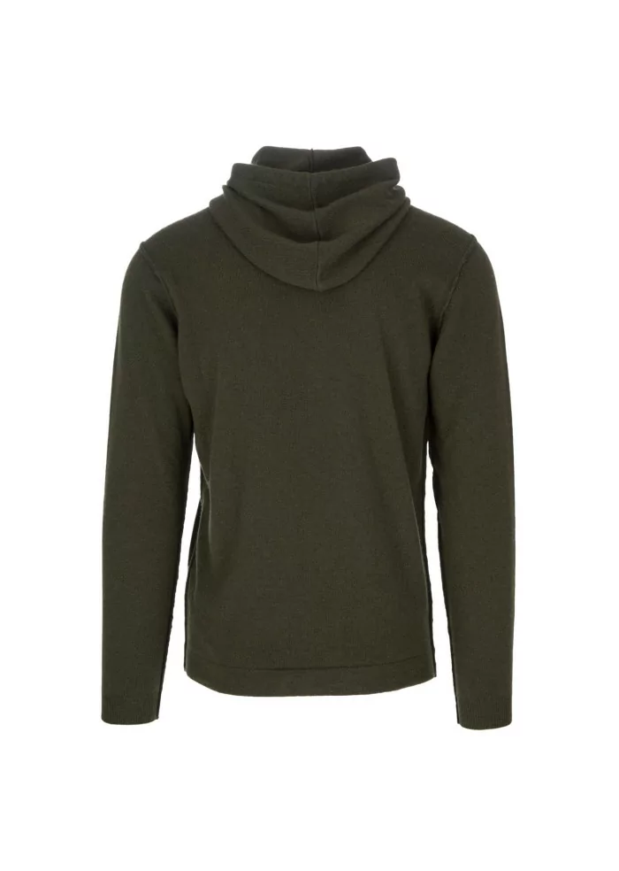 WOOL & CO | MAGLIONE CAPPUCCIO VERDE Saldi