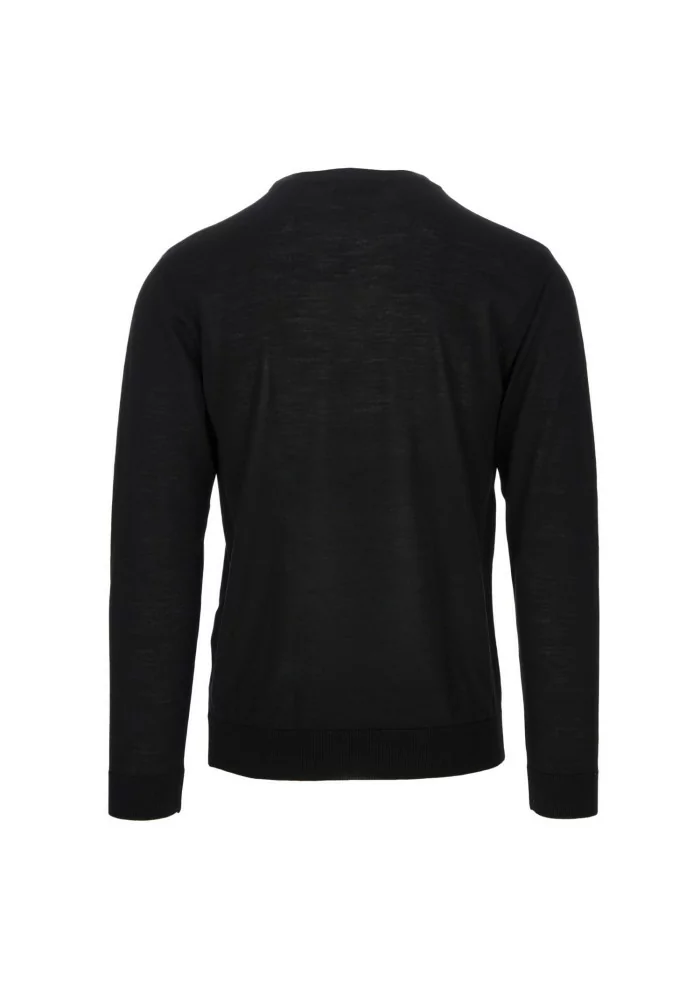 WOOL & CO | MAGLIONE LANA MERINO NERO Offerte