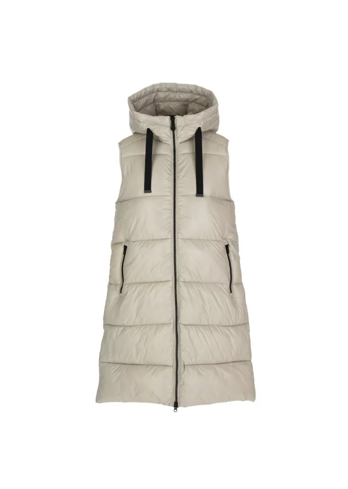 SAVE THE DUCK | GILET PIUMINO LUCK19 IRIA BEIGE In Saldo