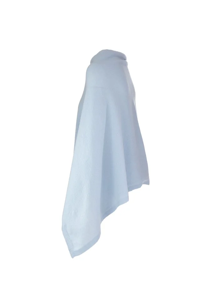 CASHMERE ISLAND | PONCHO SORRENTO AZZURRO CIELO Sconto di tempo limitato