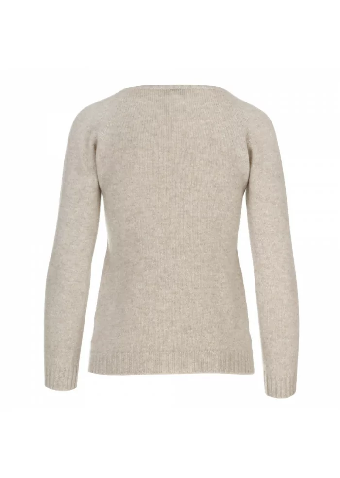 RIVIERA CASHMERE | MAGLIONE BARCHETTA BEIGE Offerta speciale