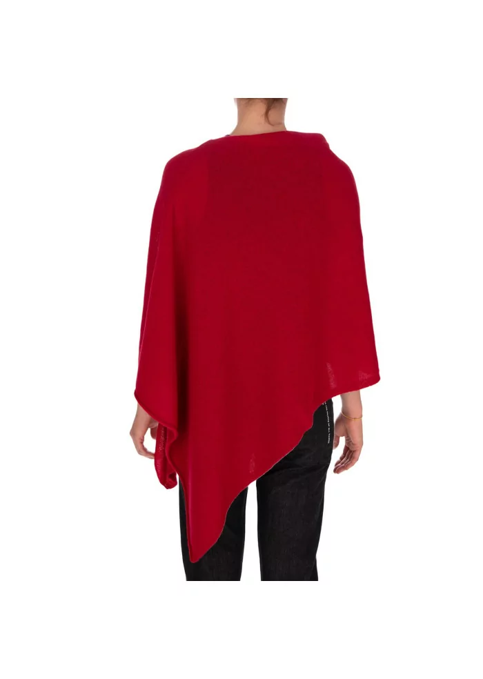 RIVIERA CASHMERE | MANTELLINA RASATA ROSSA Flash Sale