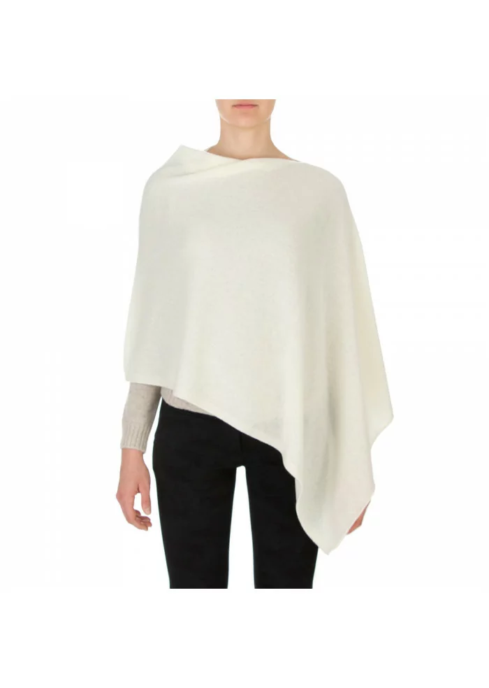 RIVIERA CASHMERE | MANTELLA STILE PONCHO 10002 BIANCO Shopping online