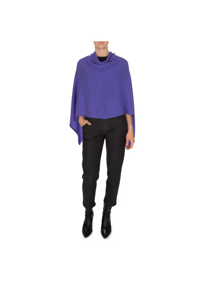 RIVIERA CASHMERE | MANTELLINA RASATA VIOLA Offerta esclusiva