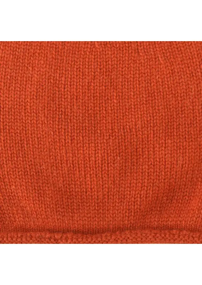 BERRETTO UNISEX RIVIERA CASHMERE | 118R CUPOLA RASATA ARANCIONE Vendite stagionali