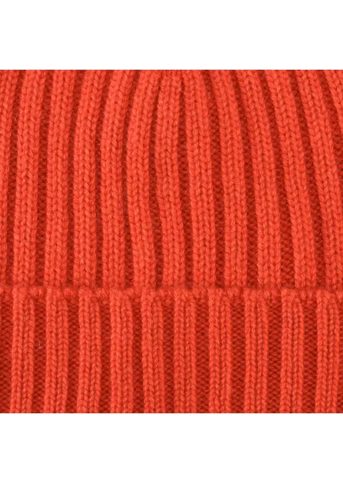 BERRETTO UNISEX RIVIERA CASHMERE | 168 COSTA 3 ARANCIONE Offerta natalizia