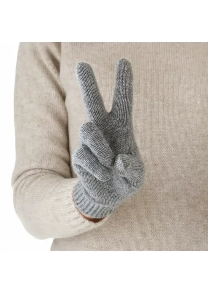 RIVIERA CASHMERE | GUANTI 108 DT TOUCH GRIGIO Offerta Giorno del Papà