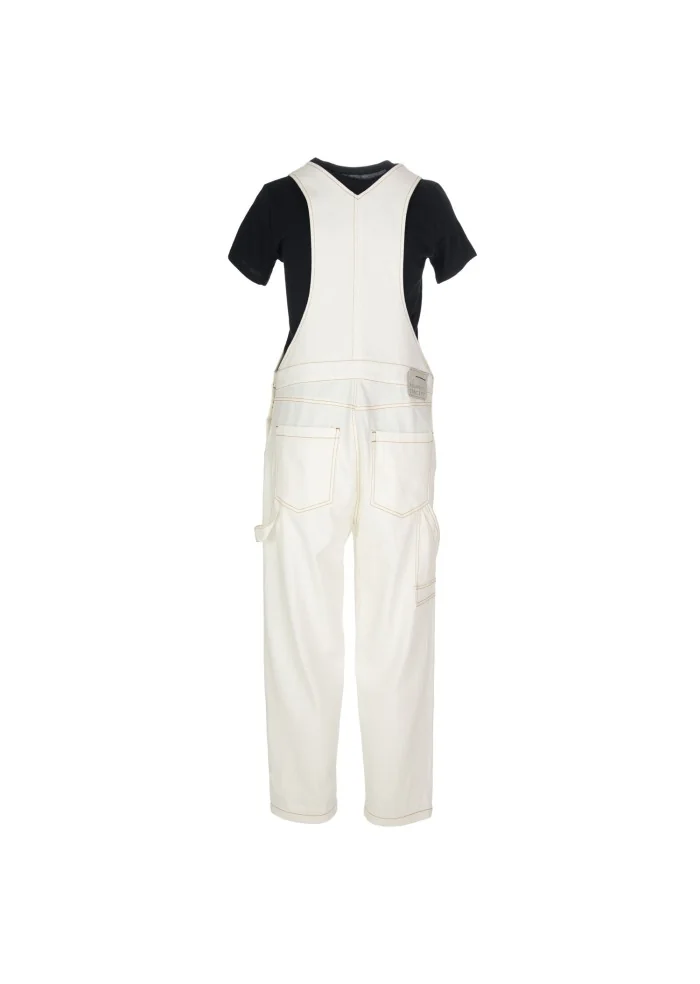 NOUMENO CONCEPT | SALOPETTE COTONE BIANCO PANNA Vendita calda
