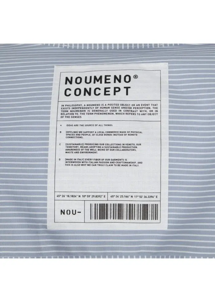 NOUMENO CONCEPT | ABITO CHIUSURA A PORTAFOGLIO AZZURRO BIANCO Offerta migliore