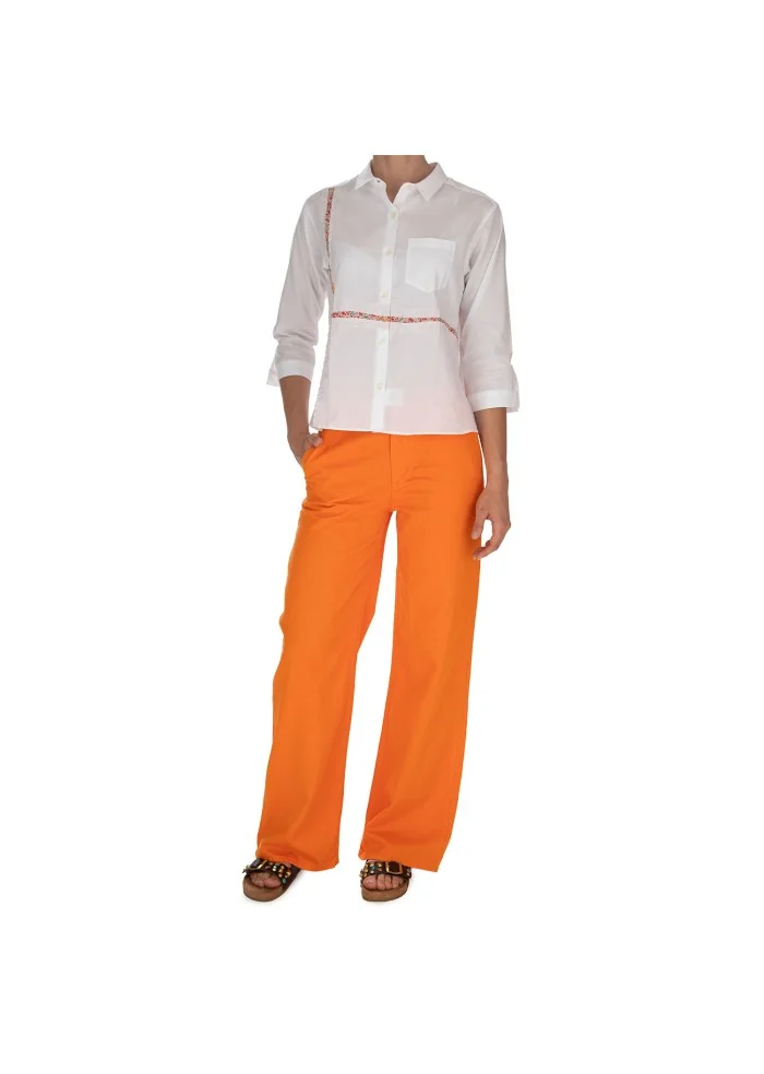 KARTIKA | PANTALONI GAMBA LARGA ARANCIONE Offerta temporanea