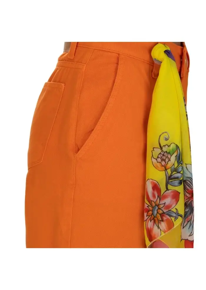 KARTIKA | PANTALONI GAMBA LARGA ARANCIONE Offerta temporanea