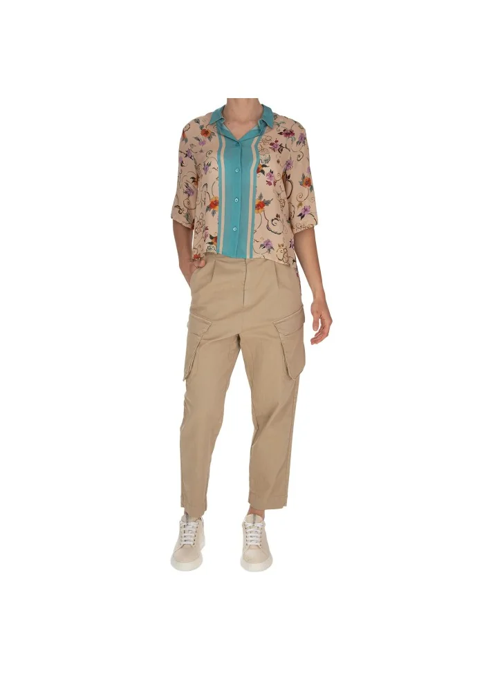 SEMICOUTURE | PANTALONI CARGO BEIGE Grandi sconti