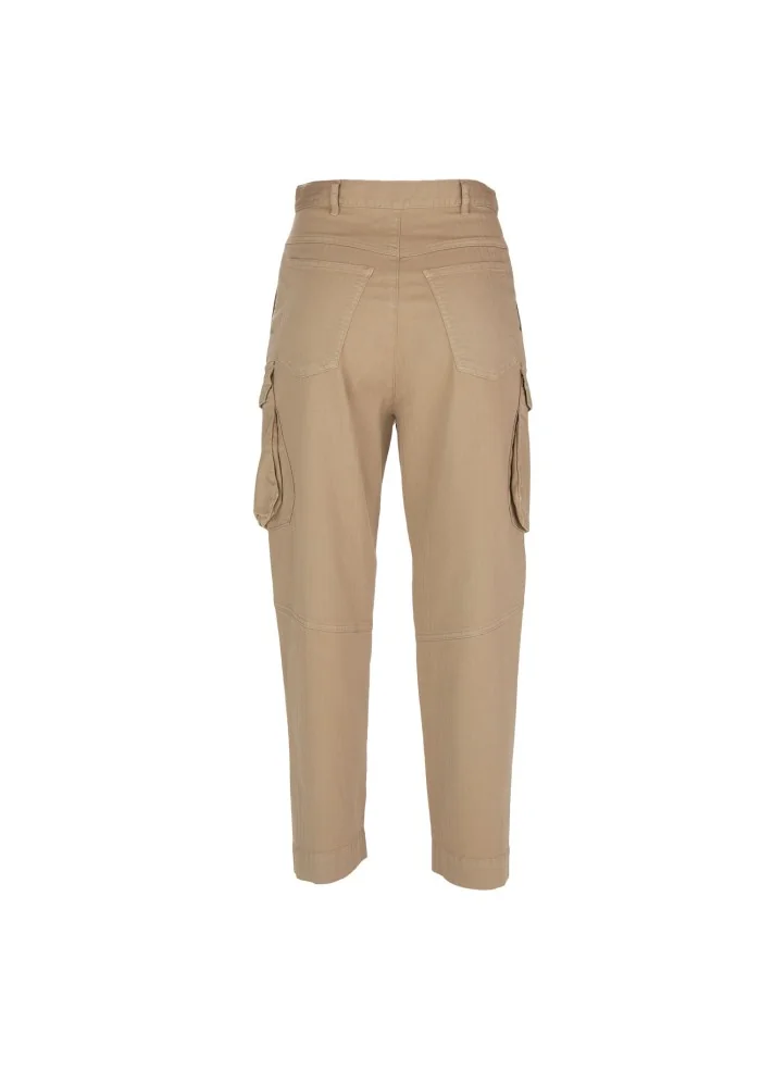 SEMICOUTURE | PANTALONI CARGO BEIGE Grandi sconti