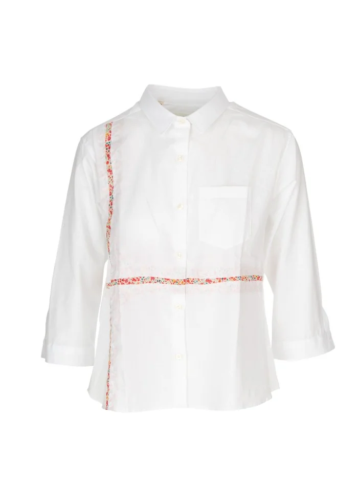 LIBERTY ROSE | CAMICIA CLAUDIA COMME BIANCO MULTICOLOR Bestseller