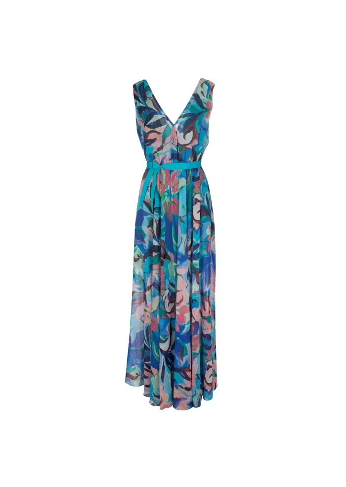 KARTIKA | ABITO LUNGO FLOREALE MULTICOLOR Super Saving Price