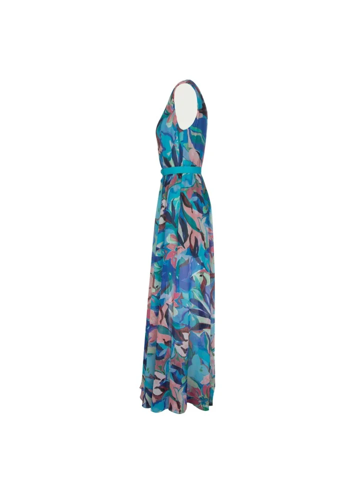 KARTIKA | ABITO LUNGO FLOREALE MULTICOLOR Super Saving Price