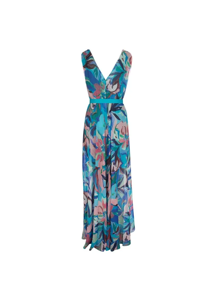 KARTIKA | ABITO LUNGO FLOREALE MULTICOLOR Super Saving Price