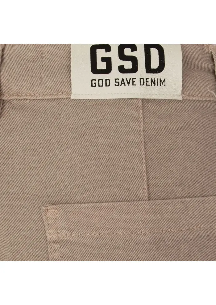 GOD SAVE DENIM | SHORTS AFRODITE BEIGE Offerta settimanale