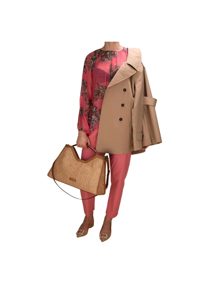 SEMICOUTURE | PANTALONI COTONE ROSA Ultimi due giorni