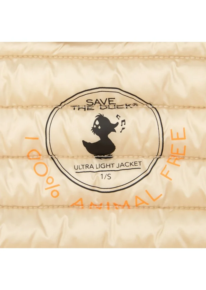 SAVE THE DUCK | GILET IRIS18 ARABELLA BEIGE Promozione temporanea