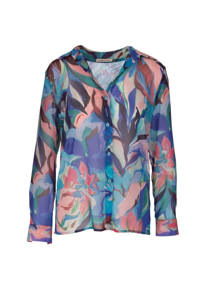 KARTIKA | CAMICIA FLOREALE MULTICOLOR Sostegno trimestrale