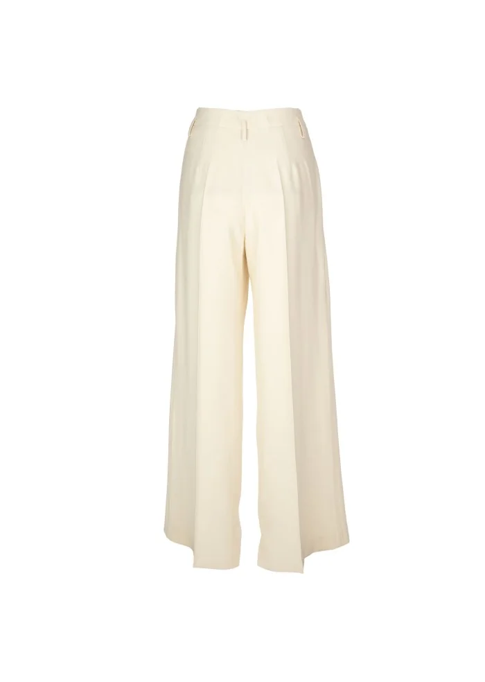 KARTIKA | PANTALONI A PALAZZO CREMA Fino al 55% di sconto