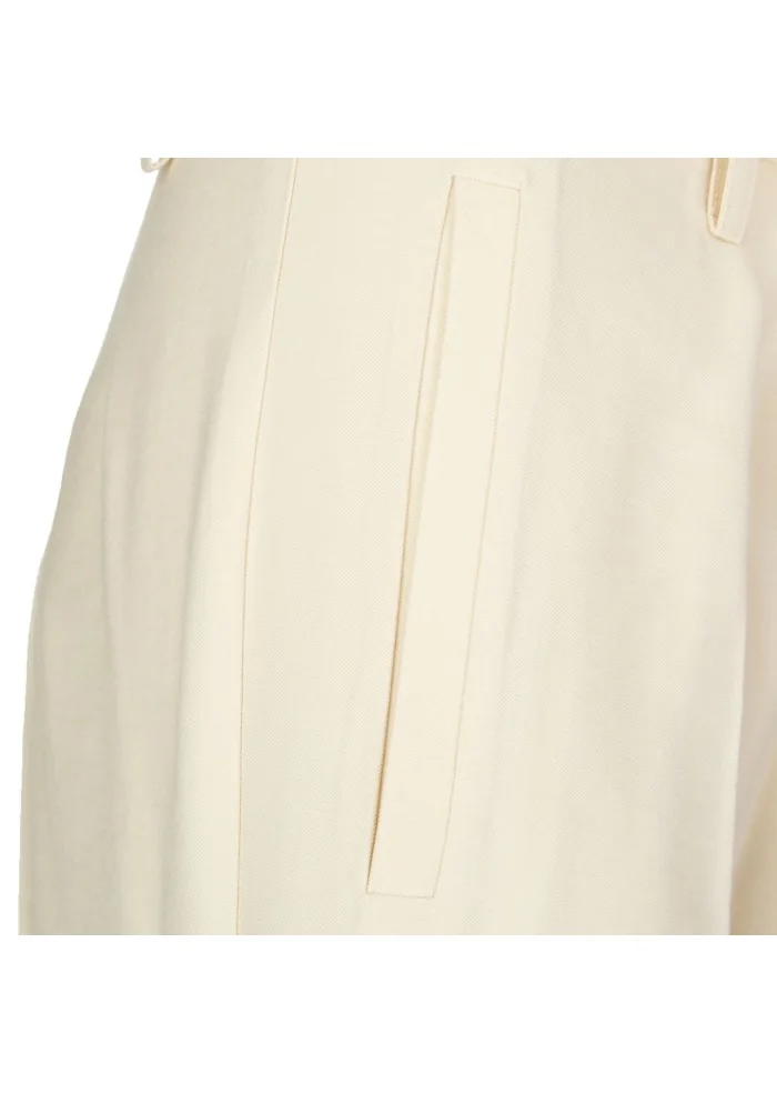 KARTIKA | PANTALONI A PALAZZO CREMA Fino al 55% di sconto