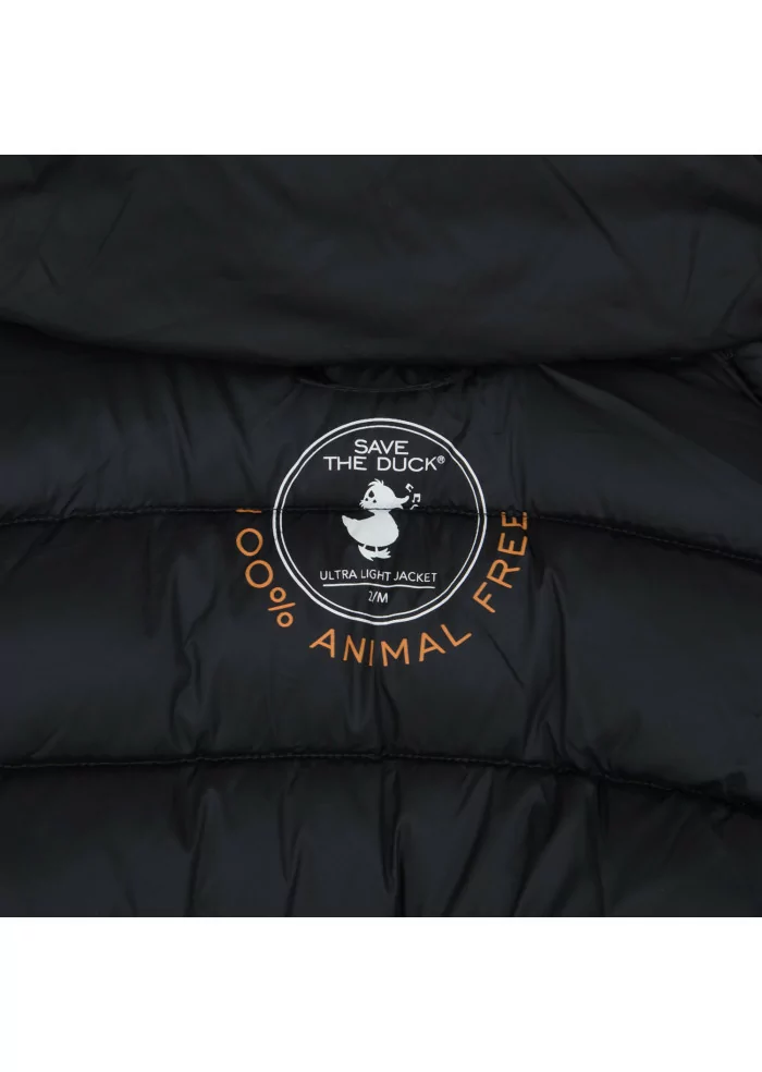 SAVE THE DUCK | PIUMINO CON CAPPUCCIO IRIS17 REESE NERO Esporta salva