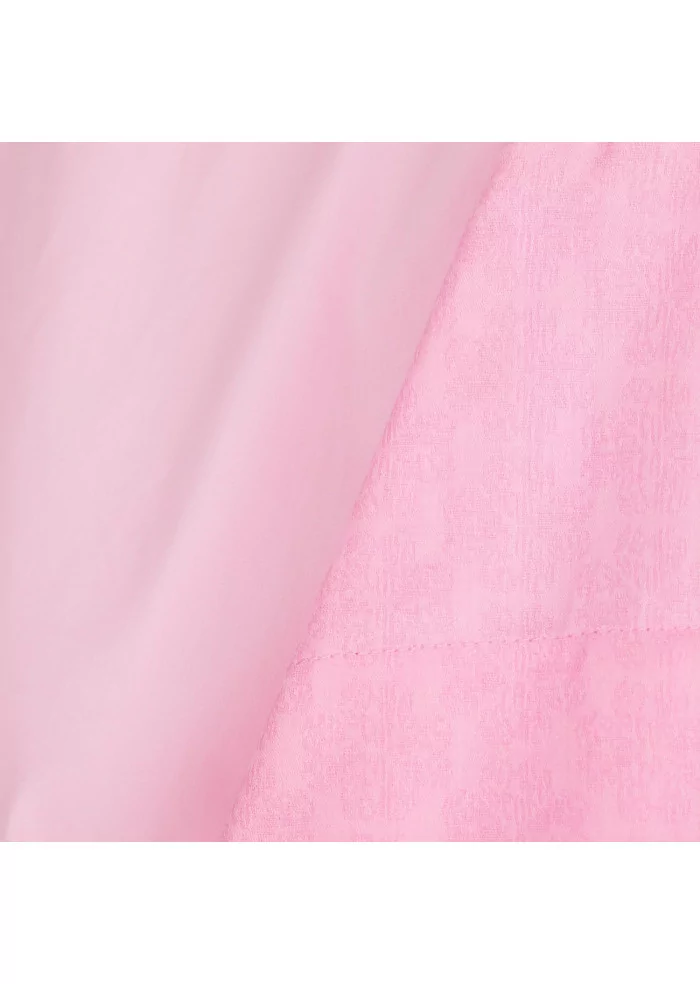 SEMICOUTURE | CAMICIA COTONE RICAMO ROSA Sconti questo mese