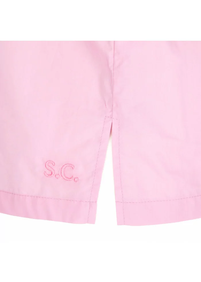 SEMICOUTURE | CAMICIA COTONE RICAMO ROSA Sconti questo mese