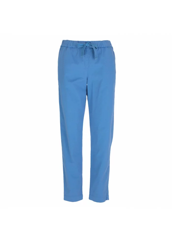 SEMICOUTURE | PANTALONI COTONE AZZURRI 2025