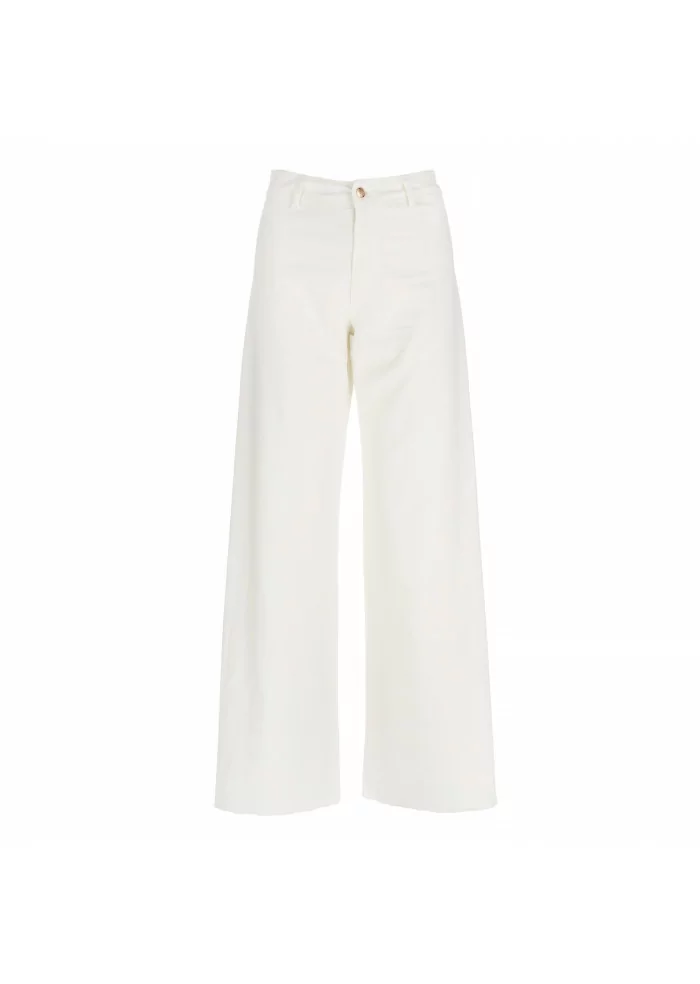 KARTIKA | JEANS PALAZZO COTONE BIANCO Italy