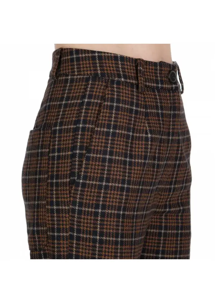 SOLOTRE | PANTALONI LANA MARRONE Nuovo