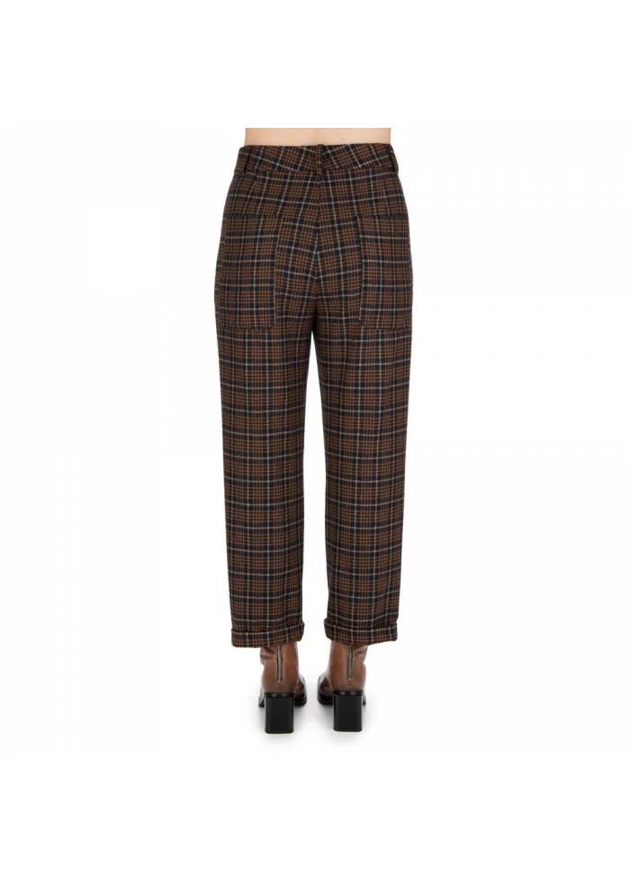 SOLOTRE | PANTALONI LANA MARRONE Nuovo