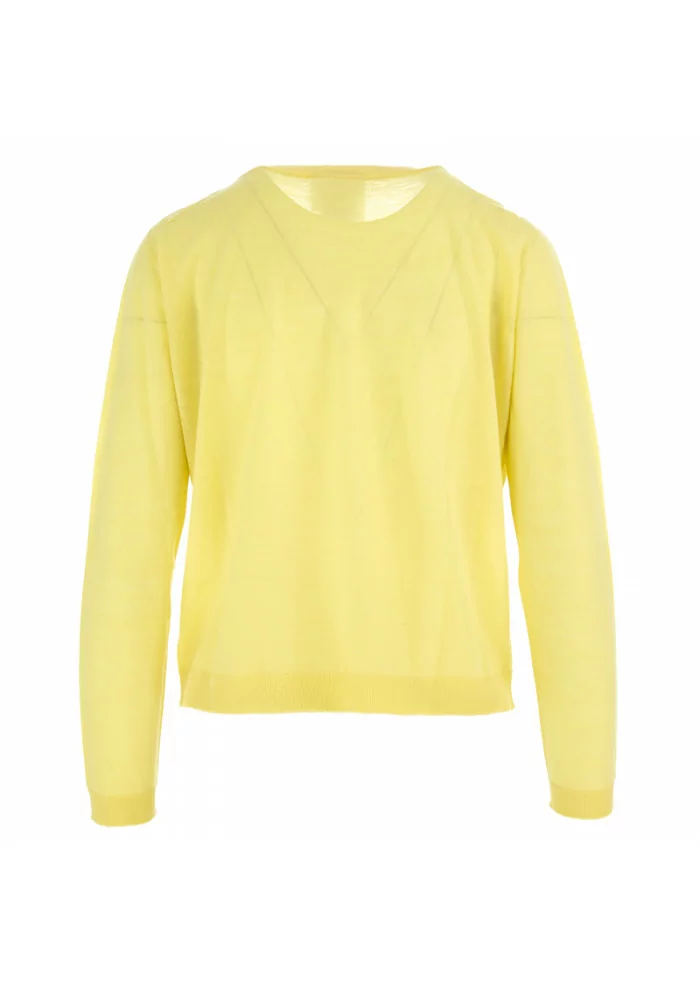 MAGLIA DONNA SEMICOUTURE | GIALLO CHIARO Sottocosto
