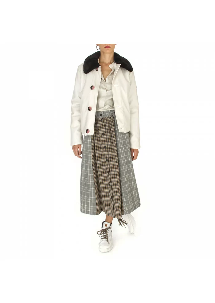 GONNA DONNA SEMICOUTURE | Y9AI24 BIANCO BEIGE NERO MARRONE