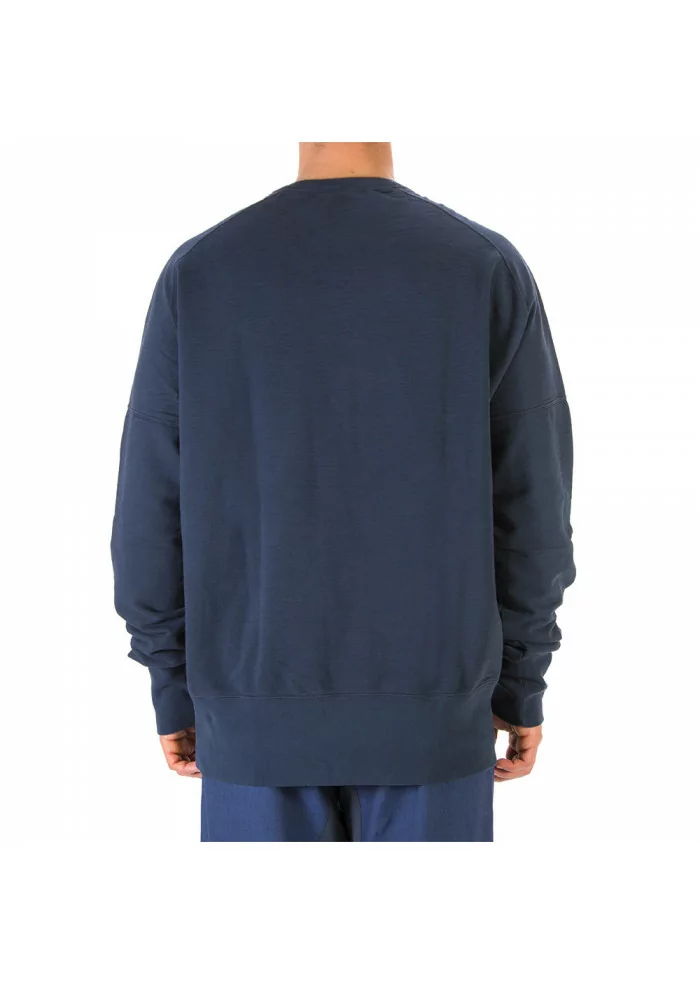 ABBIGLIAMENTO UNISEX FELPA 100% COTONE ORGANICO NAVY BLU WRAD Presa