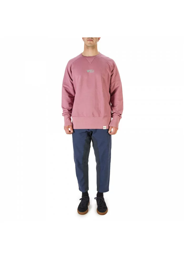 ABBIGLIAMENTO UNISEX FELPA 100% COTONE ORGANICO ROSA ANGURIA WRAD Sconto