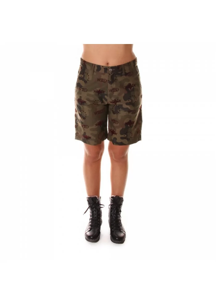 WRAD | SHORTS MILITARE CAMU VERDE Economico