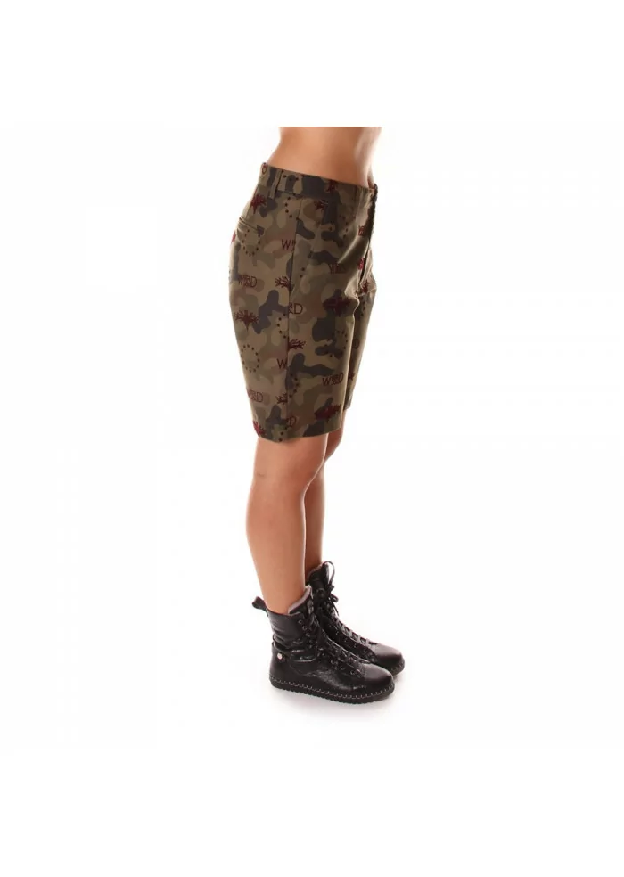 WRAD | SHORTS MILITARE CAMU VERDE Economico