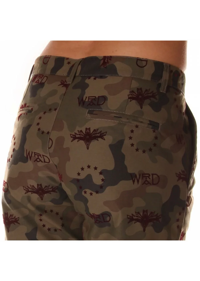 WRAD | SHORTS MILITARE CAMU VERDE Economico