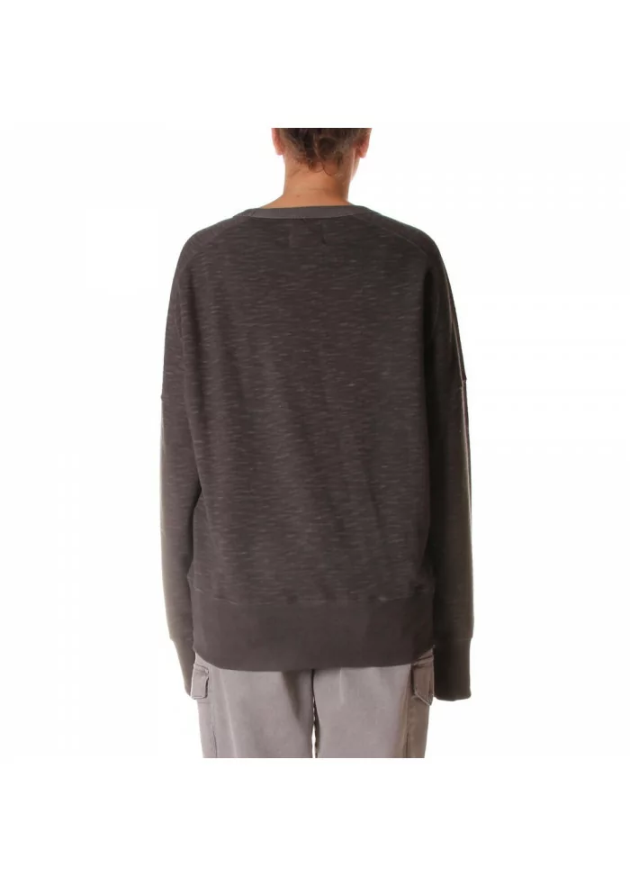 ABBIGLIAMENTO UNISEX FELPA COTONE ORGANICO LOGO GRIGIO WRAD Online